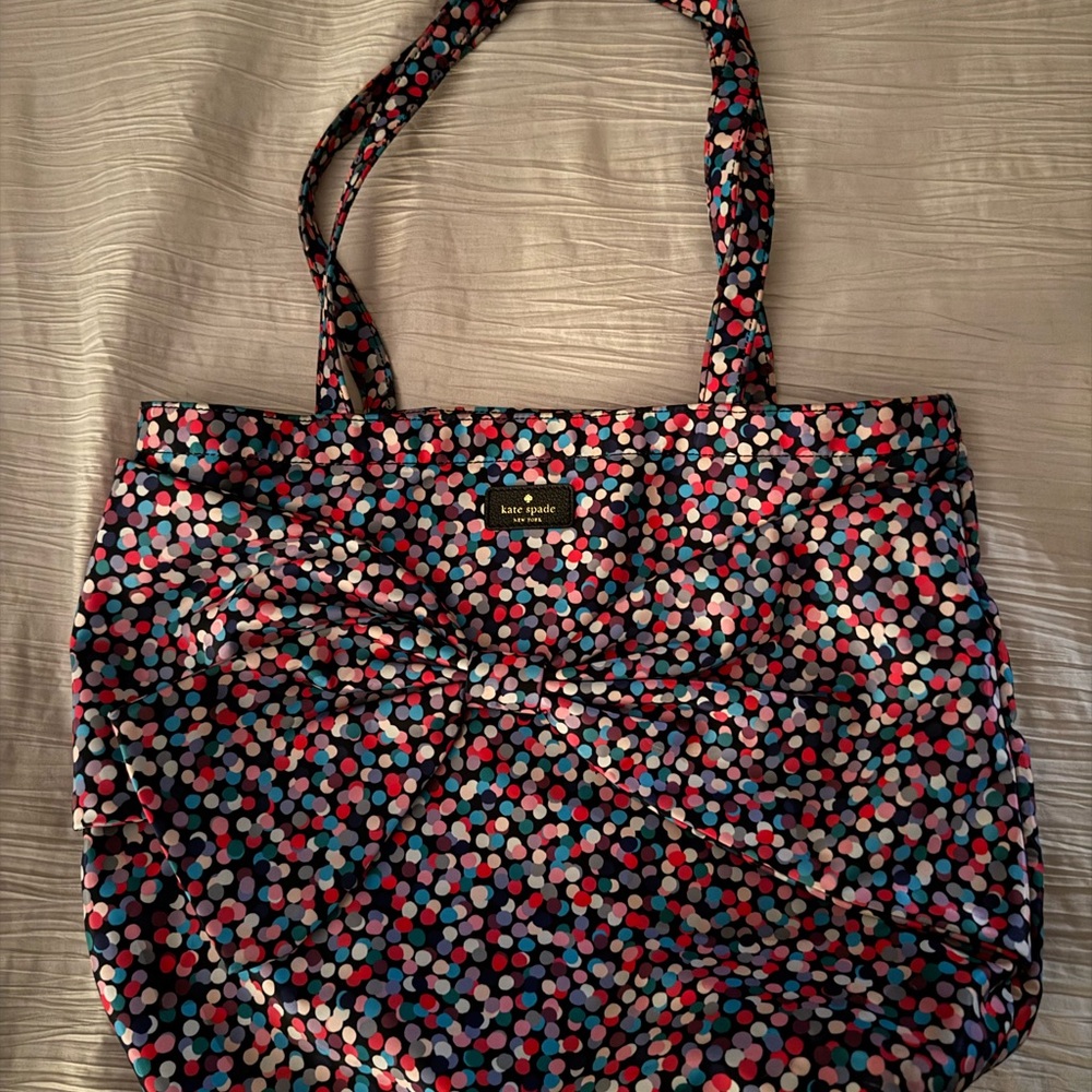 Kate Spade Confetti Bow Tote Bag